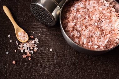 Himalaya kristal tuz yakın çekim