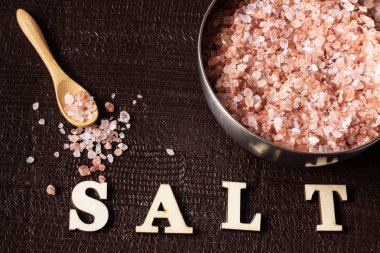 Himalaya kristal tuz yakın çekim