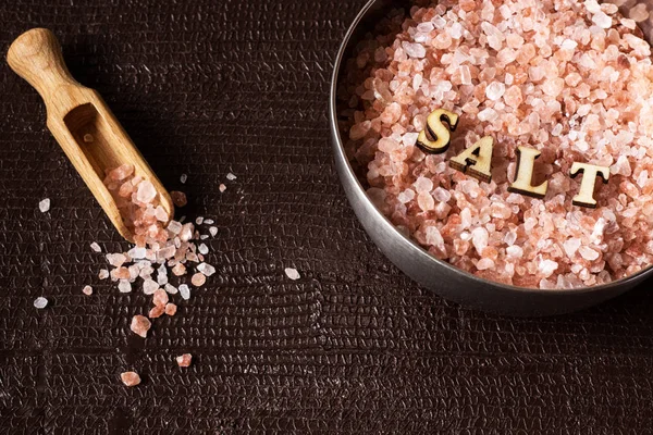 Himalayan Crystal Salt Close — Stock Photo, Image