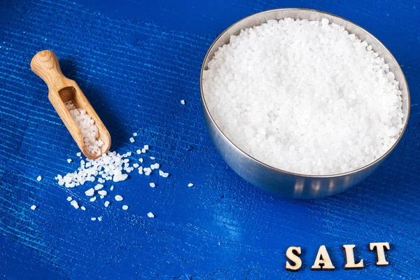 White Crystal Salt Concept Photo — Stock Photo, Image