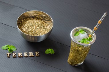 terere. yerba dostum içki dondurulmuş