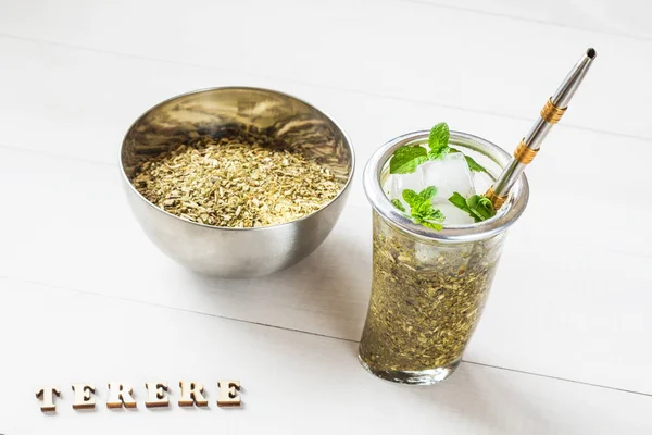 Terere Fryst Yerba Mate Drink — Stockfoto