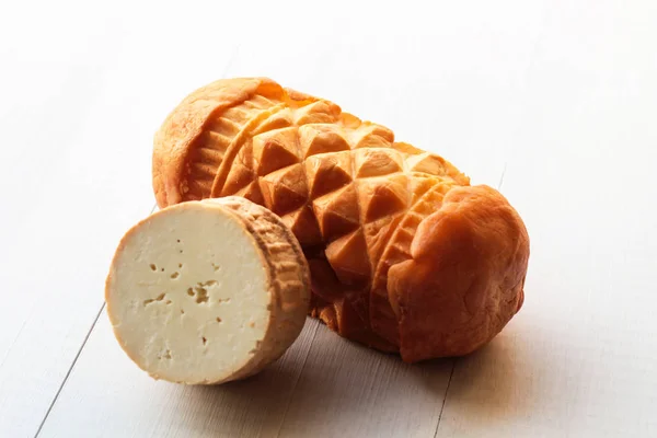 Oscypek Oscypki Tradiční Uzený Sýr Vyrobený Ovčího Mléka Tatrách Polsku — Stock fotografie