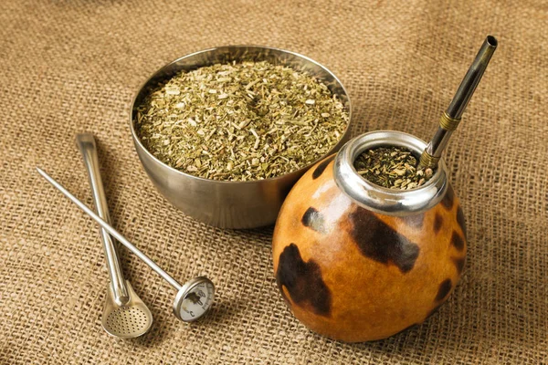 Yerba Mate Calabaza Matero —  Fotos de Stock