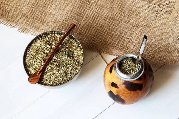 Yerba Mate Calabaza Matero —  Fotos de Stock