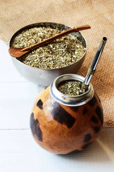 Yerba Mate Calabaza Matero —  Fotos de Stock