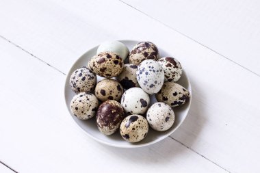 taze Bıldırcın yumurta gıda fotoğraf