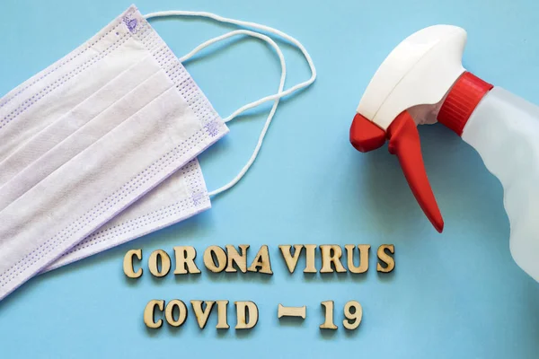 Coronavirus Επικίνδυνη Έννοια Φωτογραφία Κοβίδιο — Φωτογραφία Αρχείου