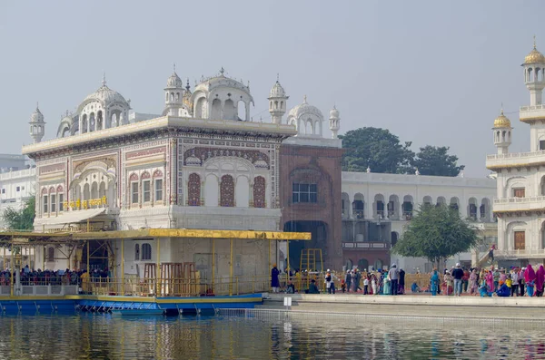 Architektura a místo zájmu města Amritsaru v Indii — Stock fotografie