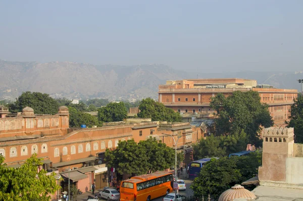 Paysage de la ville de Jaipur bâtiments Inde — Photo