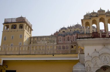 Binanın Jaipur Hindistan Hava Makhal rüzgarlar sarayın bölüm