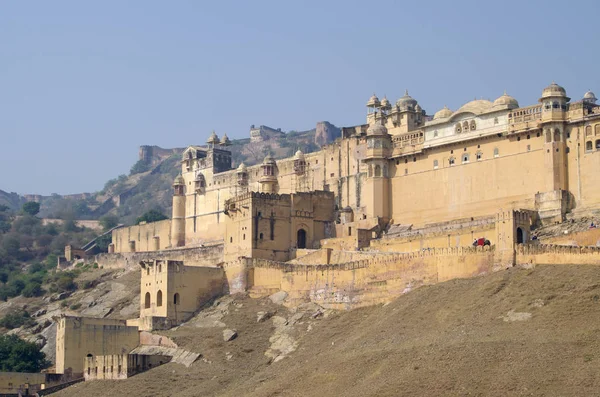 Forte de Amber na Índia a cidade de Jaipur — Fotografia de Stock