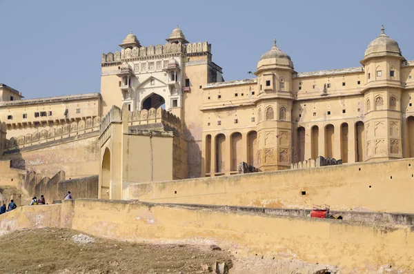 Ambers fort i Indien i staden Jaipur — Stockfoto