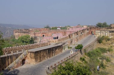 Mimari yapı fort Djaygarh Jaipur Hindistan