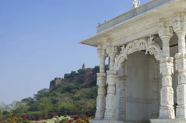 A templom Birla Mandir Jaipur India építészeti kivitelezés — Stock Fotó