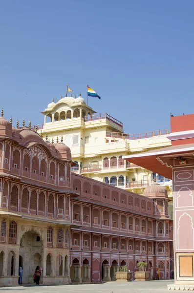 Jaipur City Palace şehir sarayda — Stok fotoğraf