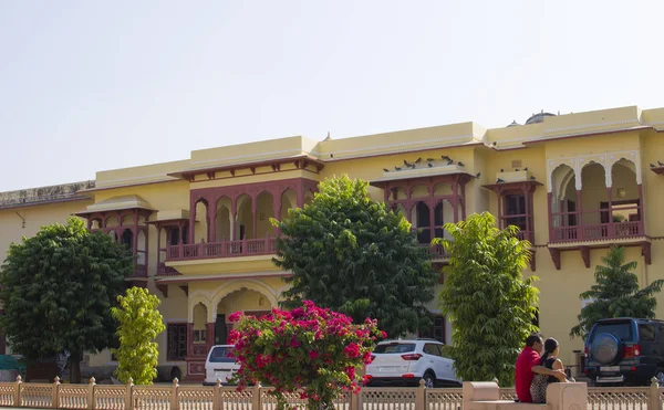 O palácio da cidade em Jaipur City Palace — Fotografia de Stock