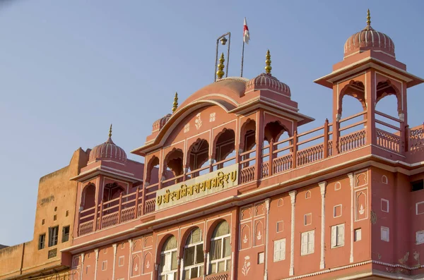 Arquitectura de la ciudad rosa de Jaipur en la India —  Fotos de Stock