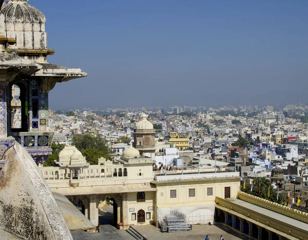 Η πόλη της Ουνταϊπούρ στην Ινδία η κάτοψη — Φωτογραφία Αρχείου