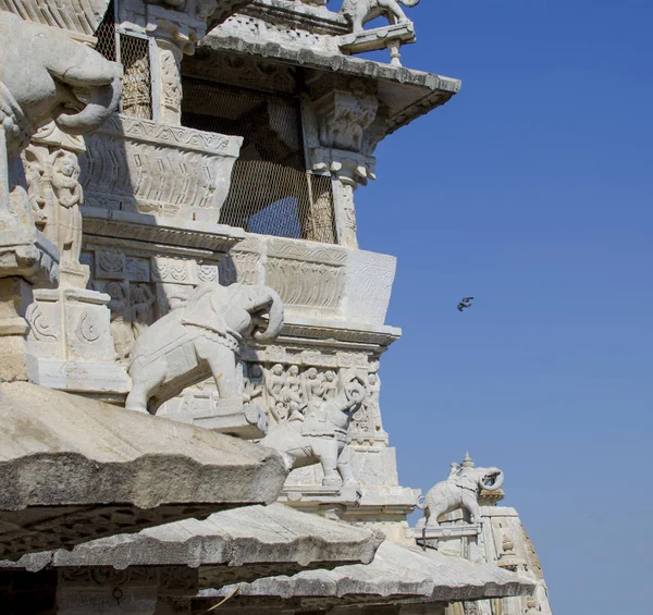 Tapınağı Dzhagdish Udaypur Hindistan binanın bir parçası