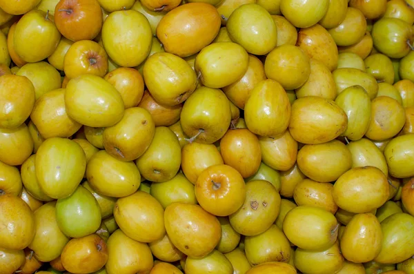 Fruits tropicaux alimentaires sur un marché, le produit — Photo