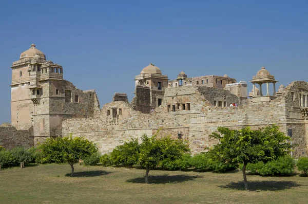 Chittorgarh ein antikes Fort in Indien — Stockfoto