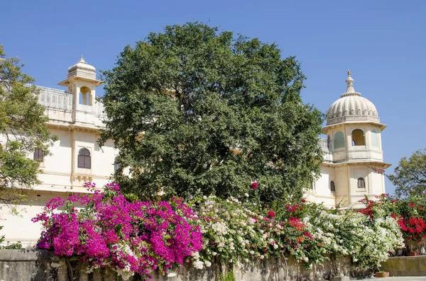 고 대 인도에서 훌륭한 건축 아름다움의 자이나교 사원 — 스톡 사진