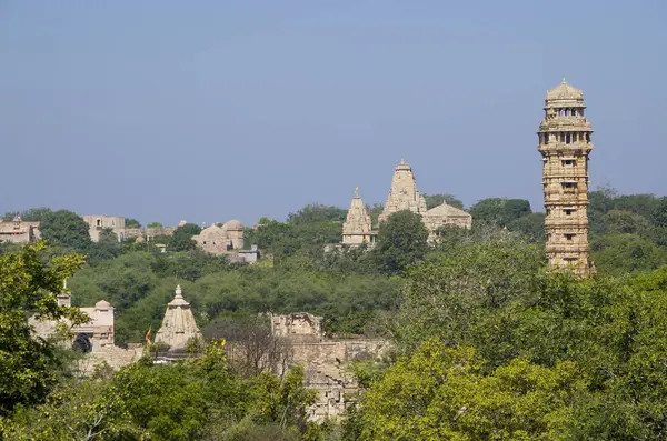 Αρχαίοι ναοί Jain μεγάλης αρχιτεκτονικής ομορφιάς στην Ινδία — Φωτογραφία Αρχείου