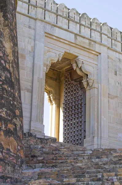 Chittorgarh un antico forte in India porta — Foto Stock