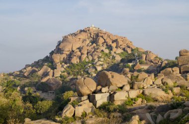Antik şehir Hampi Hindistan yok