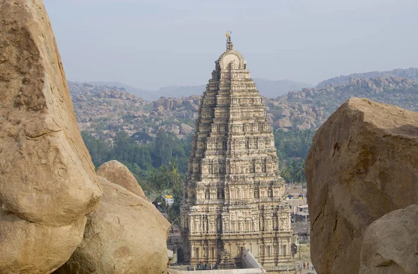 Древний город Хампи руины архитектуры в Индии — стоковое фото