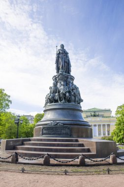 Ekaterina'nın heykel, Alexandrinsky tiyatrosu St. Petersburg