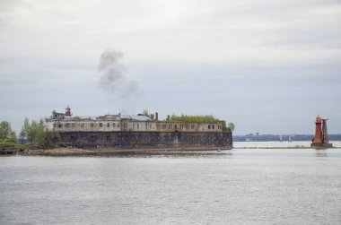 Kronstadt Rusya eski fort Kronshlot