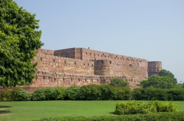Fort Agra Hindistan Mimarlık inşaat a