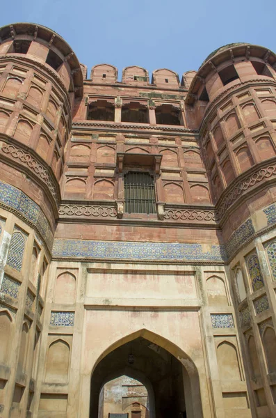 Fuerte Rojo Ciudad Agra India — Foto de Stock