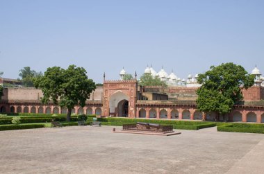 Hindistan'ın Agra şehir Fort kırmızı