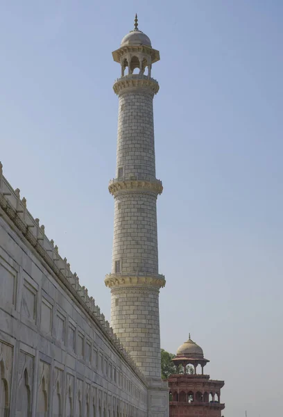 Taj Mahal Das Mausoleum Agra Indien — Stockfoto