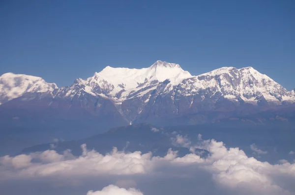 Paisagem Monte Gemalai Nepal Vista Avião Imagem De Stock