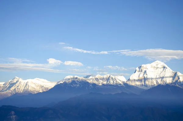 Landscape Himalayas Nepal Beautiful Mountains Blue Sky — Stock Photo, Image