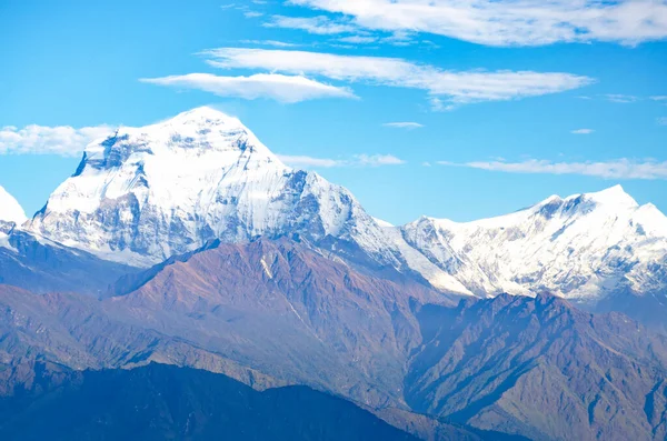 Landscape Himalayas Nepal Beautiful Mountains Blue Sky — Stock Photo, Image