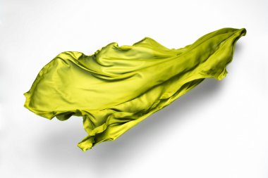 soyut yeşil kumaş hareket halinde