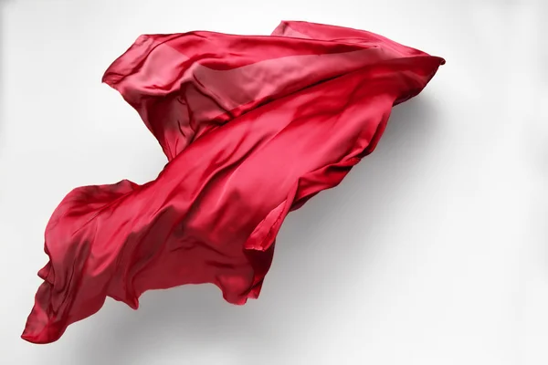 运动中的红色抽象织物 — 图库照片