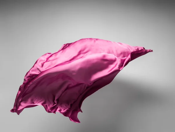 Tessuto rosa astratto in movimento — Foto Stock