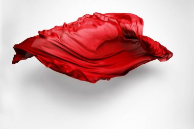 soyut kırmızı kumaş hareket halinde