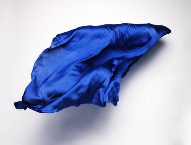 soyut mavi kumaş hareket halinde