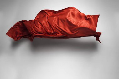 soyut kırmızı kumaş hareket halinde