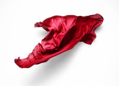 soyut kırmızı kumaş hareket halinde