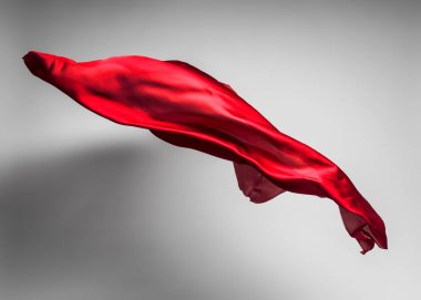 soyut kırmızı kumaş hareket halinde