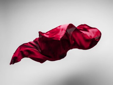 soyut kırmızı kumaş hareket halinde