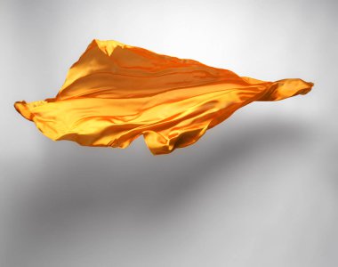 hareket soyut sarı kumaş